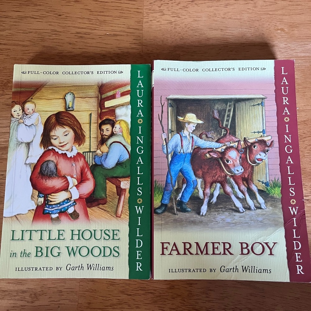Laura Ingalls Wilder Collector's Edition Books (Book 1 & 2 only)